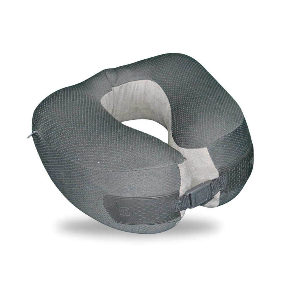Go Travel Super Supportive Ergonomic Memory Foam Neck Pillow – Grey
