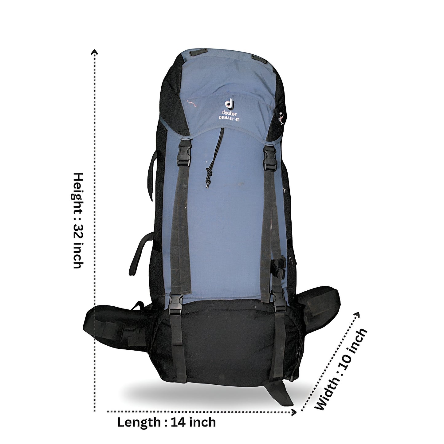 Mega Deal – 70L Hiking Bag(Aluminum Rods)  + String Bag + Rain Coat | Save 1000 with HikerMart