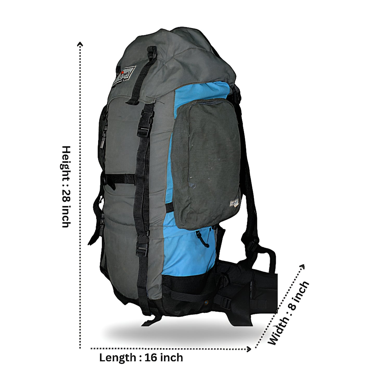 Mega Adventure Deal – 70L Hiking Bag(Aluminum Rods)  + String Bag + Rain Coat | Save 700 with HikerMart