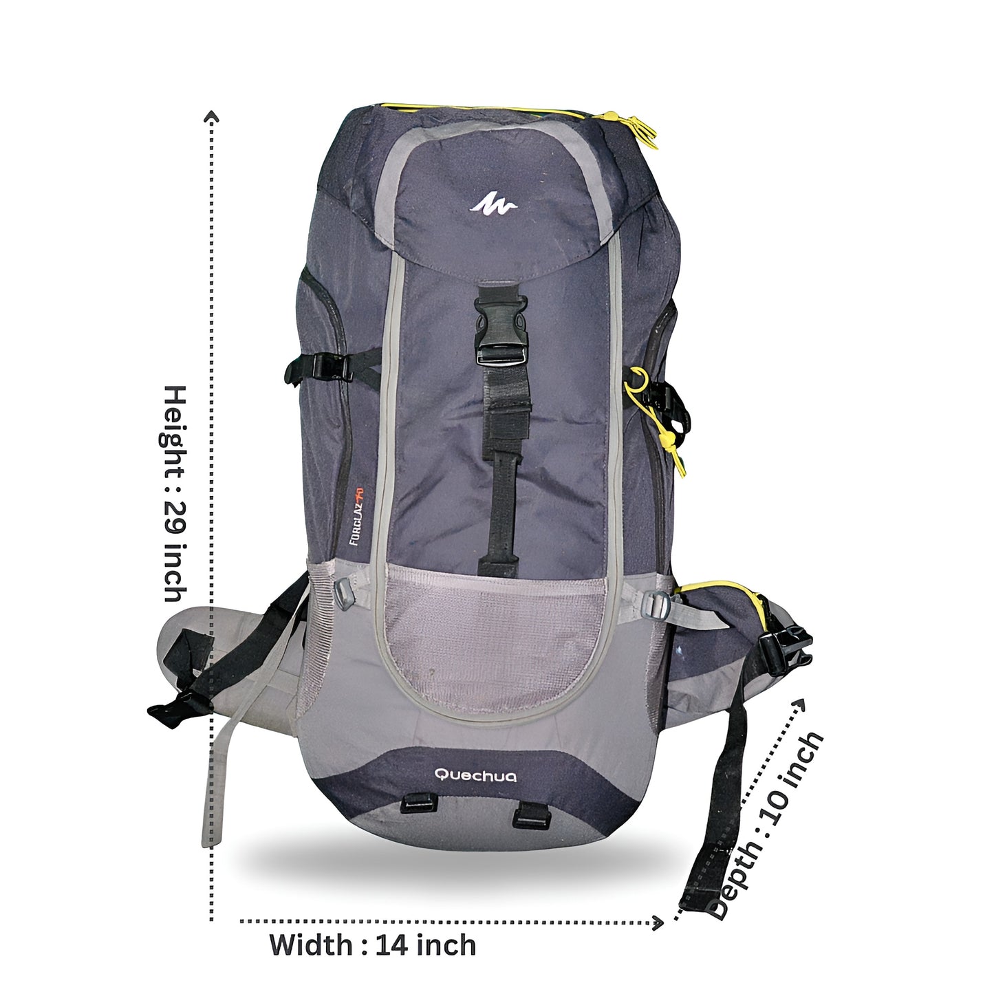 Mega Adventure Deal – 65L Hiking Bag(Aluminum Rods) + String Bag + Rain Coat | Save 1000 with HikerMart