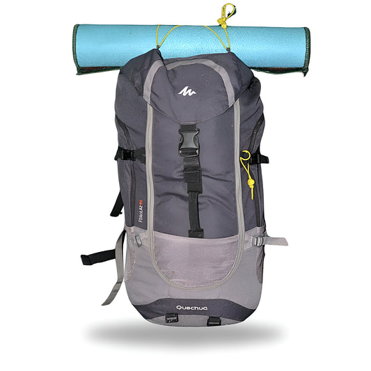 Quechua 65L Hiking Bag – Blue | Rugged & Comfortable