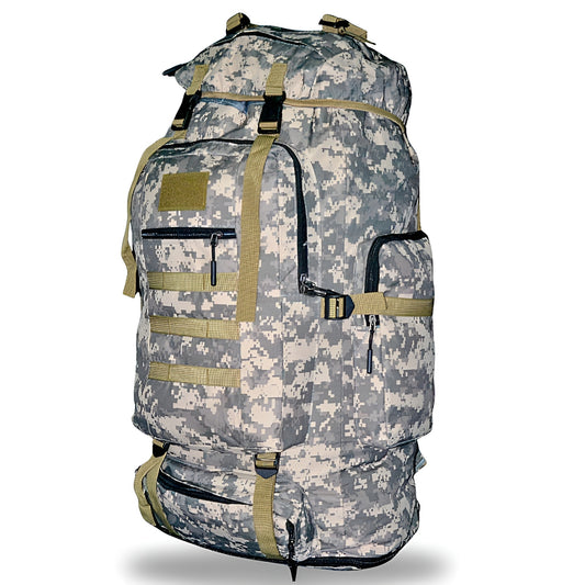 Imported Camouflage  80L Climb Bag Tactical Large Backpack for Outdoors Hiking Camping & Travel