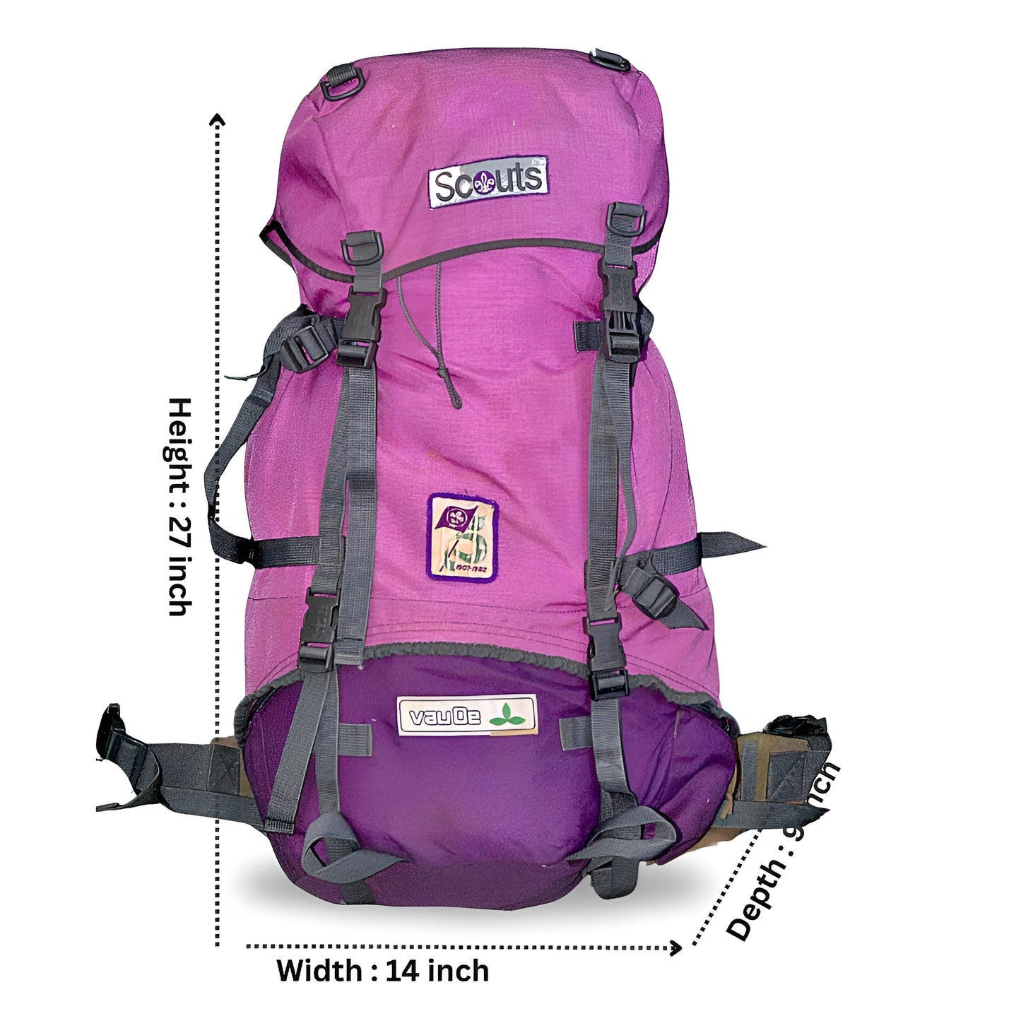 Imported Scouts 65 Liter Hiking Backpack