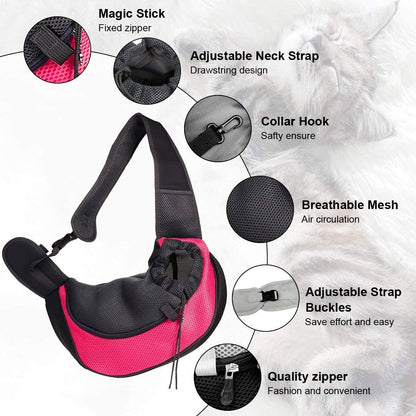 Mesh Oxford Sling Shoulder Bag – Casual Travel Tote