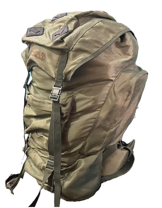 EQUADOR 85L Expedition Backpack – Army Green | Rugged, Spacious & Ready for Adventure