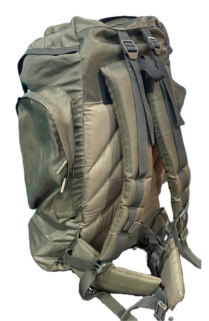 EQUADOR 85L Expedition Backpack – Army Green | Rugged, Spacious & Ready for Adventure
