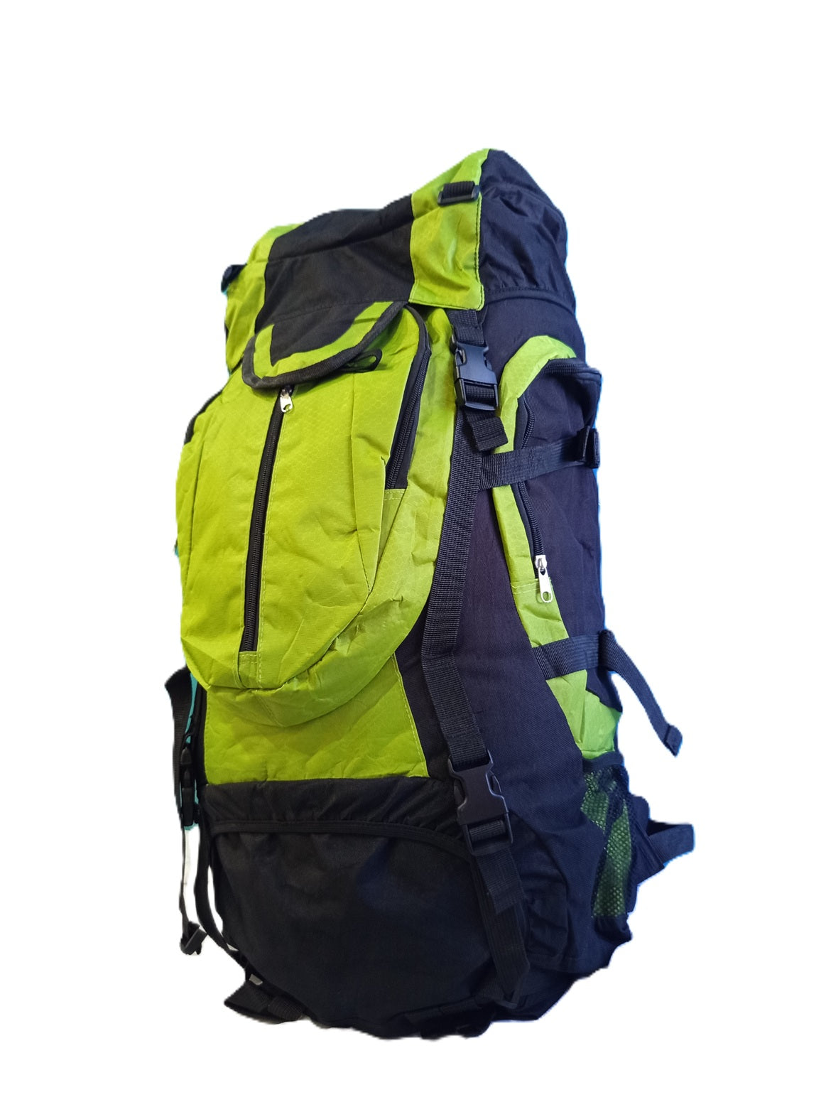 80L Ultra-Capacity Adventure Backpack – Rugged, Spacious & Comfortable for Travel, Trekking & Camping (Green/Black)