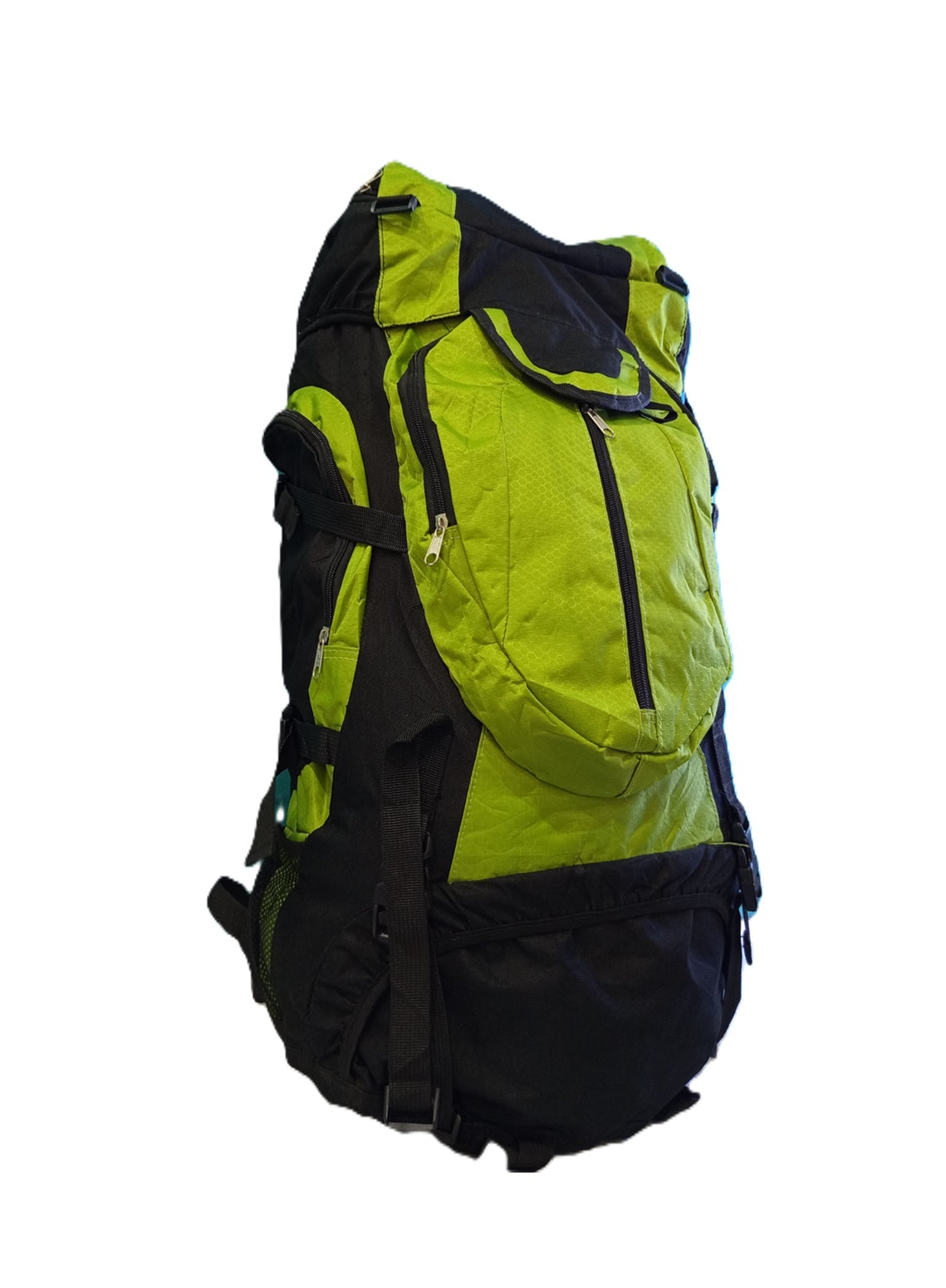 80L Ultra-Capacity Adventure Backpack – Rugged, Spacious & Comfortable for Travel, Trekking & Camping (Green/Black)